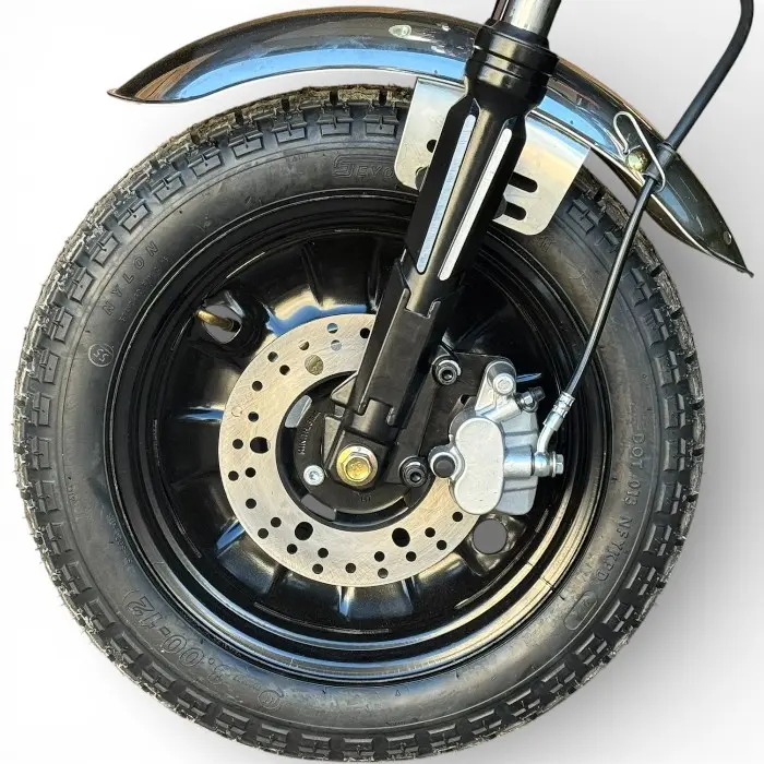 Двуместна Товарна Електрическа Триколка, 2500W, 5 батерии, 60V,20Ah, 500кг, демултипликатор,EEC Сертификат, Военно Зелено - 2660