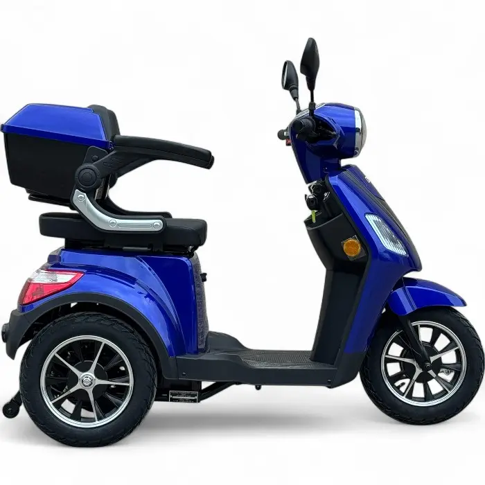 Електрическа триколка Bullmax R1, 1500W, 60V/20Ah, CE Сертификат, 25км/ч, синя - 2338