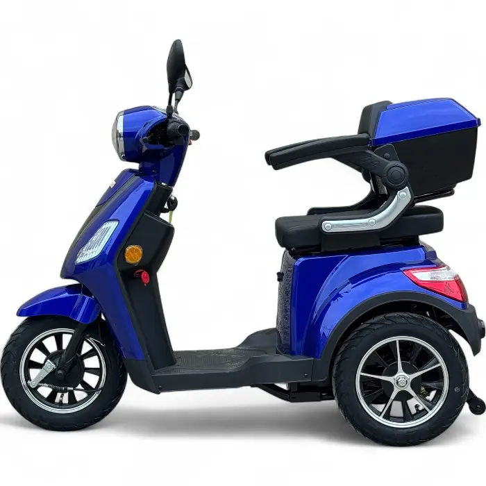 Електрическа триколка Bullmax R1, 1500W, 60V/20Ah, CE Сертификат, 25км/ч, синя - 2341