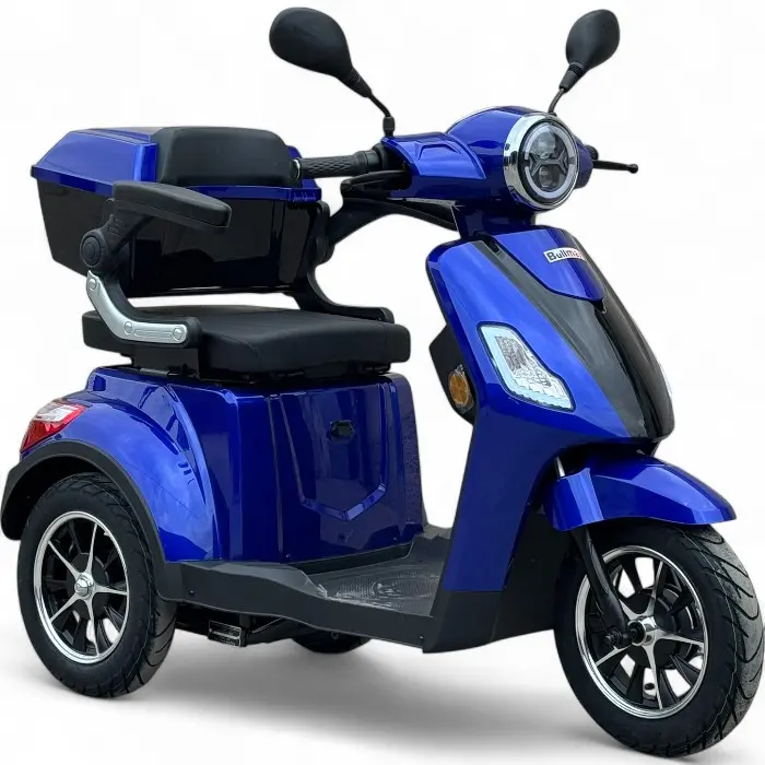Електрическа триколка Bullmax R1, 1500W, 60V/20Ah, CE Сертификат, 25км/ч, синя - 2340