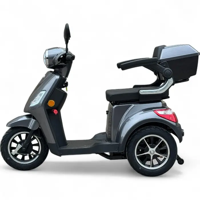 Електрическа триколка Bullmax R1, 1500W, 60V/20Ah, CE Сертификат, 25км/ч, сива - 2332