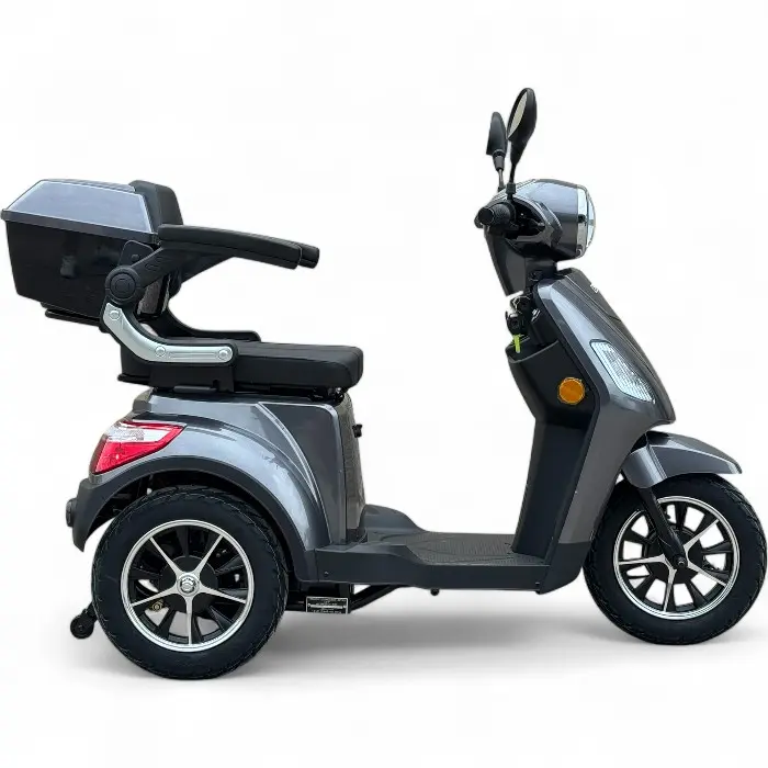 Електрическа триколка Bullmax R1, 1500W, 60V/20Ah, CE Сертификат, 25км/ч, сива - 2330