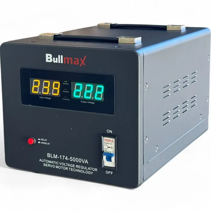 Стабилизатор за ток и напрежение Bullmax тип Servo Motor AVR, 5000VA / 3000W - 1525