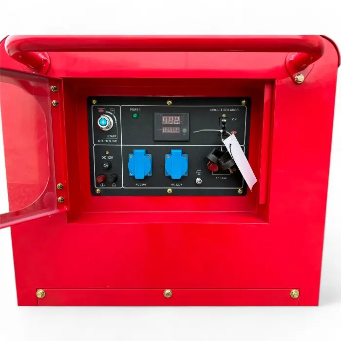 Обезшумен Бензинов Генератор за ток Bullmax 12.5KW, Монофазен, AVR, 15kVa, Подвижен, Водоустойчив - 1505