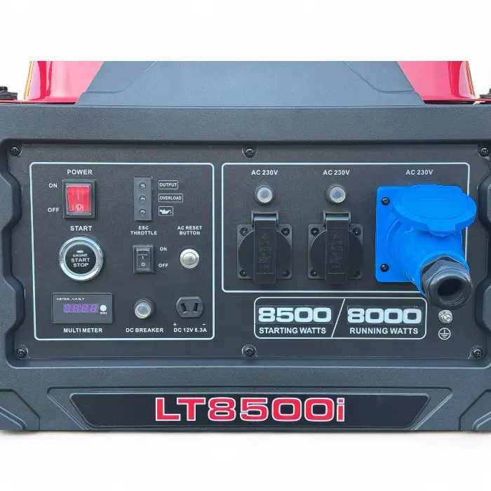 Инверторен Бензинов Агрегат за Ток Bullmax 8500I, Монофазен, Евробукса, 16А, 32А, 60hz, 4 тактов, надежден - 1458