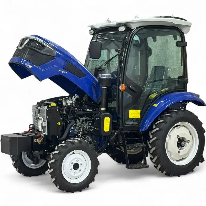 Трактор Bullmax NT504, син, 4х4, 8+2, Климатик, Инвертар, Кабина, Радио - 2188
