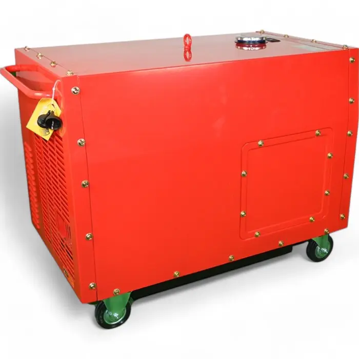 Обезшумен Бензинов Генератор за Ток Bullmax 7.5KW Трифазен, AVR, Водоустойчив, 16HP, Дигитален Дисплей - 1482