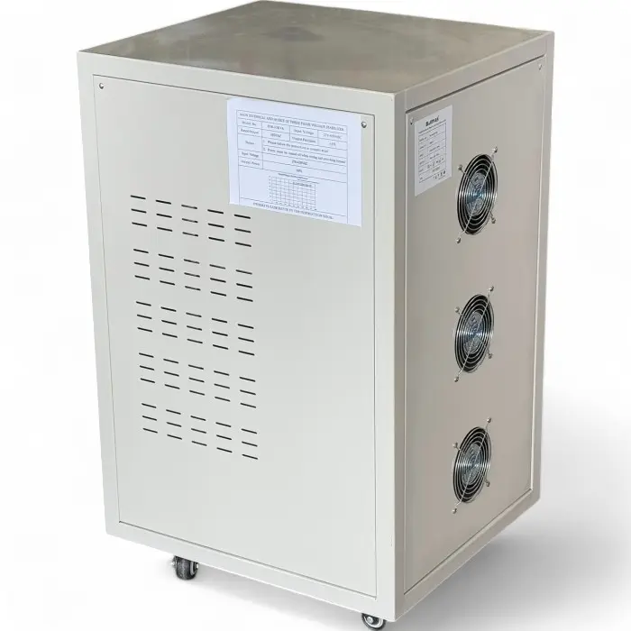 Стабилизатор за ток и напрежение Bullmax тип Servo Motor, трифазен, 15KVA / 9KW, с колелца - 1589