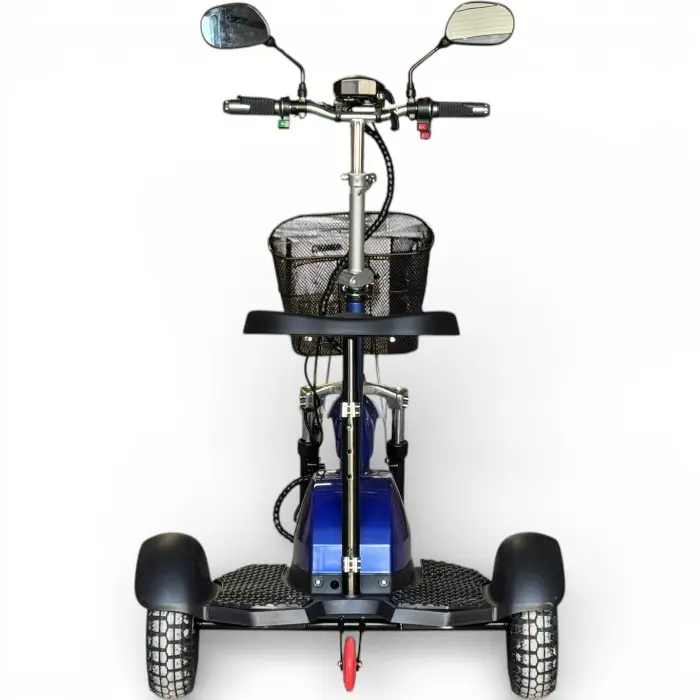 Евтина Сгъваема Преносима Електрическа триколка Bullmax A2 Premium 750W 48V / 12Ah, предно предаване, 160кг товароносимост - 2686