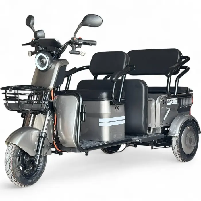 Електрическа триколка Bullmax B10, 2000W, 60V/38Ah, За Трима, Голямо товарно отделение - 2265