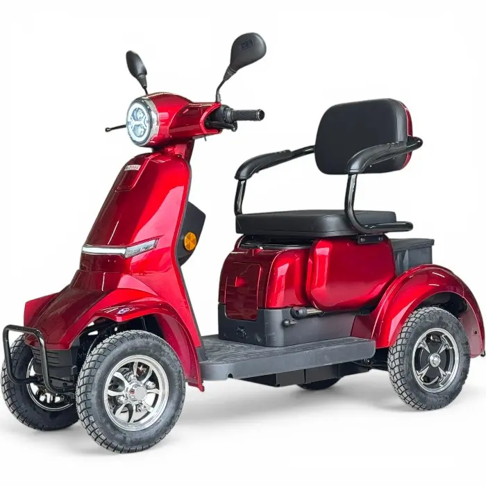 Триместна електрическа четириколка за възрастни и трудноподвижни 2000W, 60V, 20Ah, LED, 5 батерии - 2752