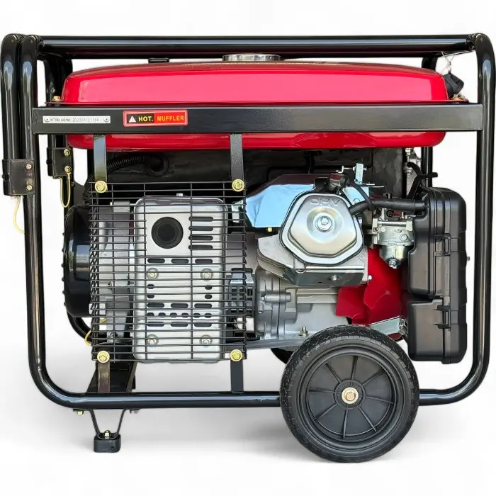 Бензинов агрегат за ток Bullmax 7KW, Монофазен, AVR, 420сс, Ел. Старт, Преносим - 1958