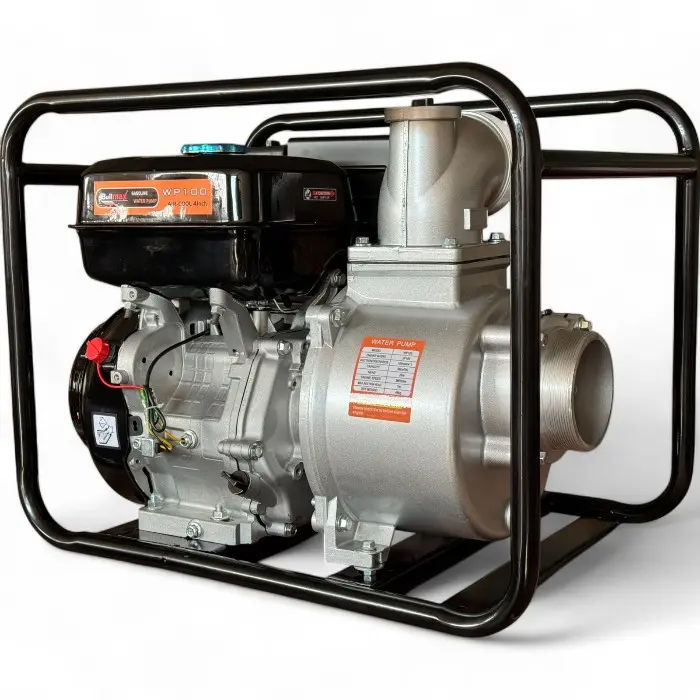 Бензинова водна помпа за отводняване и поливане Bullmax 4 цола, чугунена, 15HP, 1 600 л/мин - 1949