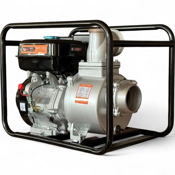 Бензинова водна помпа за отводняване и поливане Bullmax 4 цола, чугунена, 15HP, 1 600 л/мин - 1951
