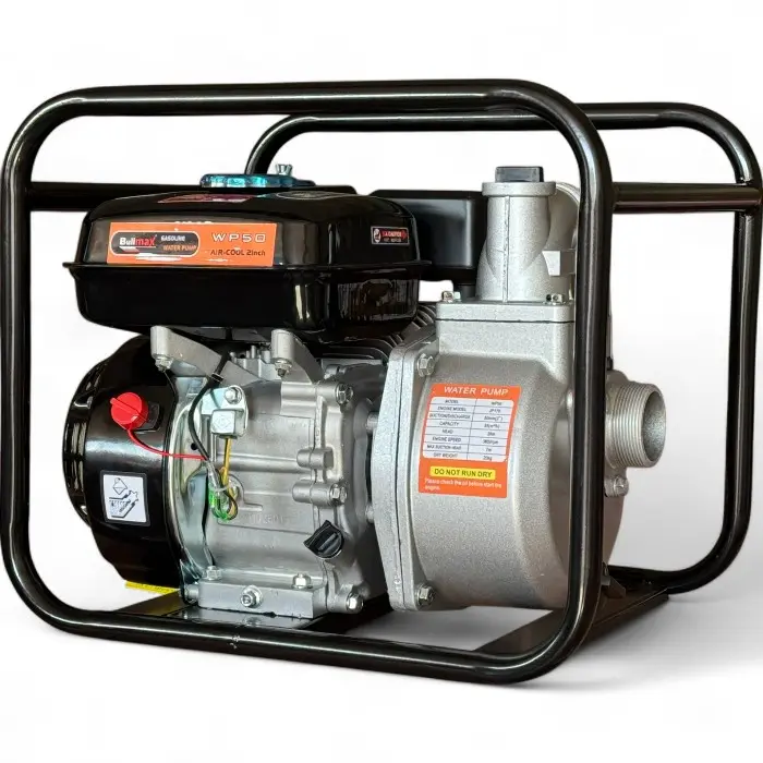 Бензинова помпа за поливане и отводняване Bullmax 2 цола, чугунена, 7HP, 583 л/мин - 1934