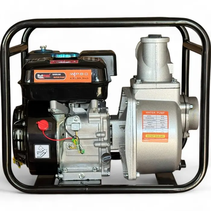 Бензинова водна помпа за поливане и отводняване Bullmax 3 цола, чугунена, 7HP, 1 000 л/мин - 1943