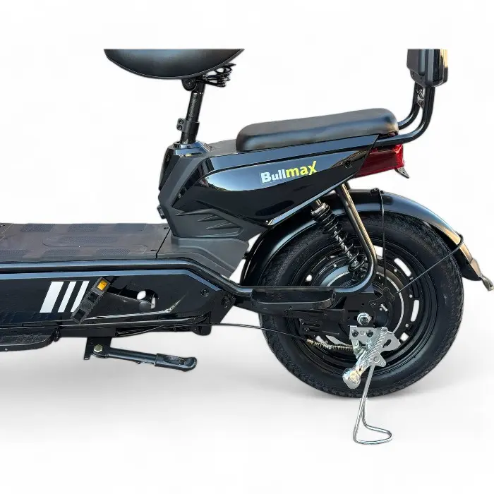 Двуместен електрически скутер с педали, велосипед с педали Bullmax Buzz Max, 16" джанти, 12Ah, 750W, Черен - 1374