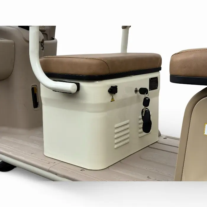 Триместна електрическа триколка с покрив Bullmax Калинка Премиум, 3000W, 72V/20Ah, 6 батерии, EEC Сертификат, Сива - 2640