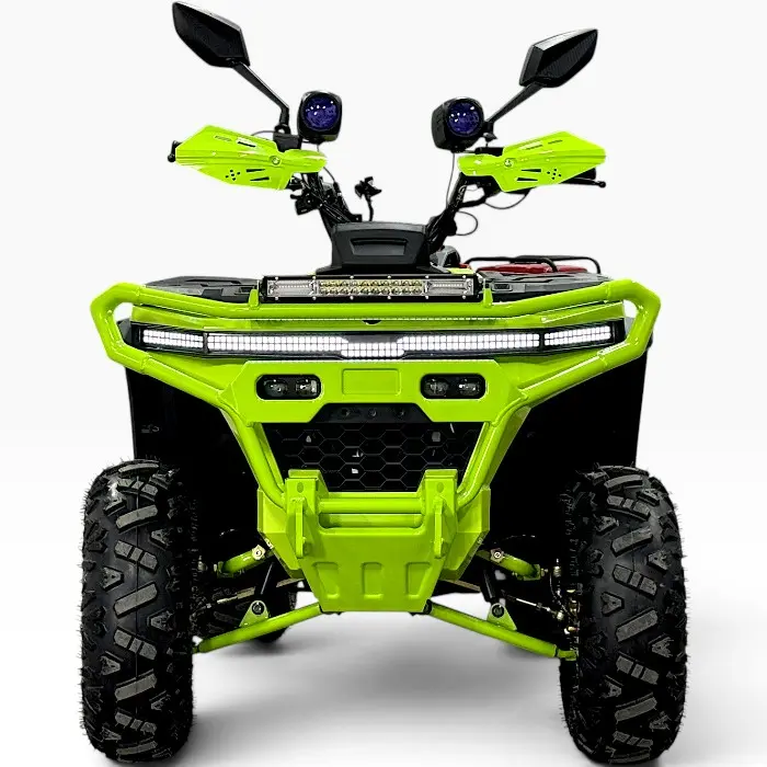 Двуместно бензиново ATV Bullmax 150cc MAXO PRO 2026г, Зелено и сиво, 7500rpm, 8" гуми, Теглич, Всички Екстри - 2873