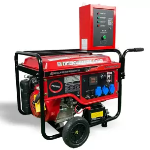 Генератор Bullmax 7.5KW, Монофазен, ATS табло, AVR, VTR 800