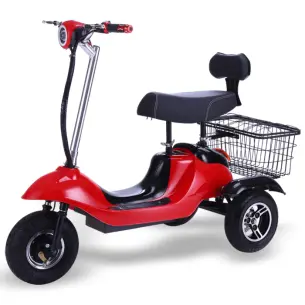 Електрическа триколка Bullmax А5 +, 750W, Задно предаване, 48V / 12Ah, Червена