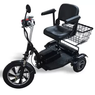 Електрическа триколка за възрастни A8 PRO, 750W, 48V, Задно Предаване, Черна Перла