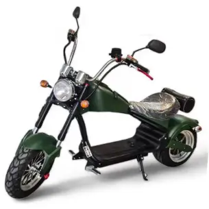 Електрически Скутер Bullmax American Harley, 3000W, 50км/ч, 60V/20Ah, Регистрация в КАТ, Тъмно Зелен