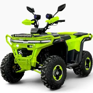 Двуместно бензиново ATV Bullmax 150cc MAXO PRO 2026г, Зелено и сиво, 7500rpm, 8" гуми, Теглич, Всички Екстри