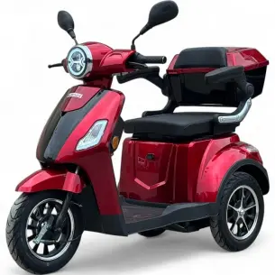 Електрическа триколка Bullmax R1, 1500W, 60V/20Ah, CE Сертификат, 25км/ч, червена