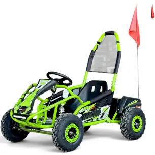 Детско електрическо UTV Бъги Bullmax Apex1 1200W, Безплатен Ъпгрейд големи батерии, зелено