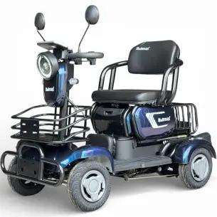 Триместна електрическа четириколка Bullmax C4, 1500W, 48V/20Ah, Маневрена, магнитна спирачка, Хамелеон BullMax Триместна електрическа четириколка Bullmax C4, 1500W, 48V/20Ah, Маневрена, магнитна спирачка, Хамелеон