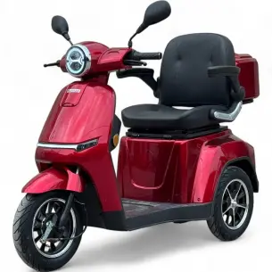 Електрическа триколка Bullmax R1 Robot, 1500W, 60V/20Ah, CE Сертификат, 25км/ч, червена