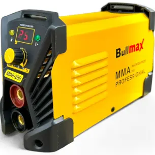 Мини Инверторен Електрожен Bullmax 250A HT, IGBT Технология, 2 метра кабели, Antistick