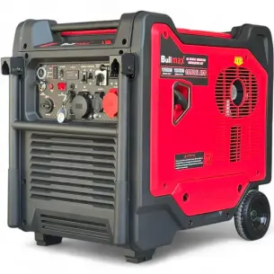 Комбиниран обезшумен инверторен генератор за ток Bullmax 10500i, 10kW, Дистанционно, Преносим, Чиста Синусоида, Equal Power