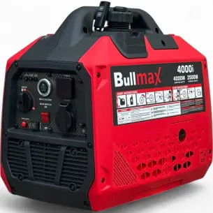 Обезшумен Инверторен генератор за ток Bullmax 4000i, 4.0KW, дисплей, ел. старт, монофазен, чиста синусоида, компактен BullMax Обезшумен Инверторен генератор за ток Bullmax 4000i, 4.0KW, дисплей, ел. старт, монофазен, чиста синусоида, компактен