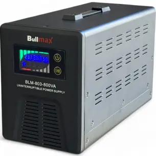 Инверторен UPS Bullmax, чиста синусоида, 800VA / 480W, LED Дисплей, Стенен