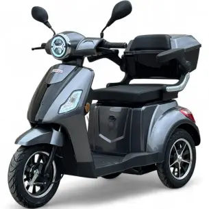 Електрическа триколка Bullmax R1, 1500W, 60V/20Ah, CE Сертификат, 25км/ч, сива