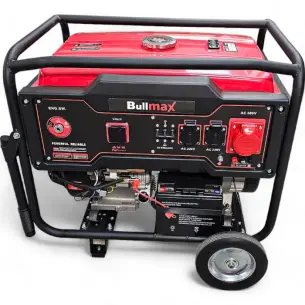 Бензинов Генератор за ток Bullmax 6.5KW, трифазен, 50hz, AVR