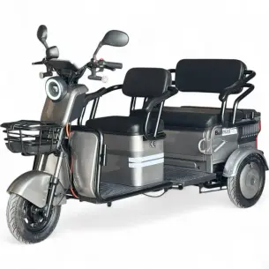 Електрическа триколка Bullmax B10, 2000W, 60V/38Ah, За Трима, Голямо товарно отделение BullMax Електрическа триколка Bullmax B10, 2000W, 60V/38Ah, За Трима, Голямо товарно отделение