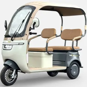 Триместна електрическа триколка с покрив Bullmax Калинка Премиум, 3000W, 72V/20Ah, 6 батерии, EEC Сертификат, Сива BullMax Триместна електрическа триколка с покрив Bullmax Калинка Премиум, 3000W, 72V/20Ah, 6 батерии, EEC Сертификат, Сива