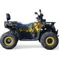 Бензиново ATV Bullmax 250cc, Лебедка, Теглич, Ловджийски сак, Full Led, Червен Камуфлаж - 1742