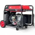 Комбиниран инверторен генератор за ток Bullmax 10500iQ, 10kW, червен, преносим, дистанционно управление, чиста синусоида, 4-тактов - 2150