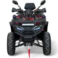 Бензиново ATV Bullmax 250cc, Лебедка, Теглич, Ловджийски сак, Full Led, Червен Камуфлаж - 1746