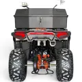 Двуместно бензиново ATV Bullmax 150cc ZIGO PRO 2026г, Сиво с оранжево, 7500rpm, 8" гуми, Теглич, Всички екстри, Подаръци - 2853