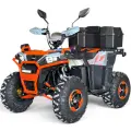 Двуместно бензиново ATV Bullmax 150cc ZIGO PRO 2026г, Сиво с оранжево, 7500rpm, 8" гуми, Теглич, Всички екстри, Подаръци - 2855