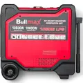 Комбиниран обезшумен инверторен генератор за ток Bullmax 10500i LPG, 10KW, Бензин, Газ, Дистанционно, 230/400V, 485cc, Преносим - 2095