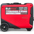 Обезшумен Инверторен генератор за ток Bullmax 6500i , 6.0KW, червен, преносим, ел. старт, дистанционно, червен, преносим, Чиста Синусоида - 2134