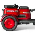 Триместна електрическа триколка Bullmax R3, 60V,20A, 2000W, 10 инча гуми, 5 батерии, задно предаване, Червена Перла - 2214