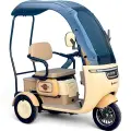 Триместна електрическа триколка с покрив и предно стъкло Bullmax C5, 2000W, 60V/20Аh - 3105