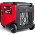 Обезшумен Инверторен генератор за ток Bullmax 6500i LPG, 6.5KW, Бензин, Газ, Дистанционно управление, ел. старт, червен, преносим, две гнезда, чиста синусоида - 2079